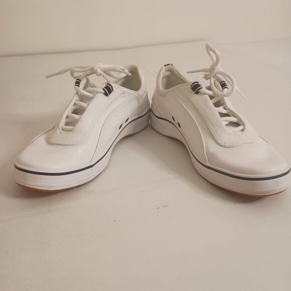 Keds Women’s White Leather Minimalist Classic Comfort Sneakers Size 6.5 EUC - Picture 8 of 14